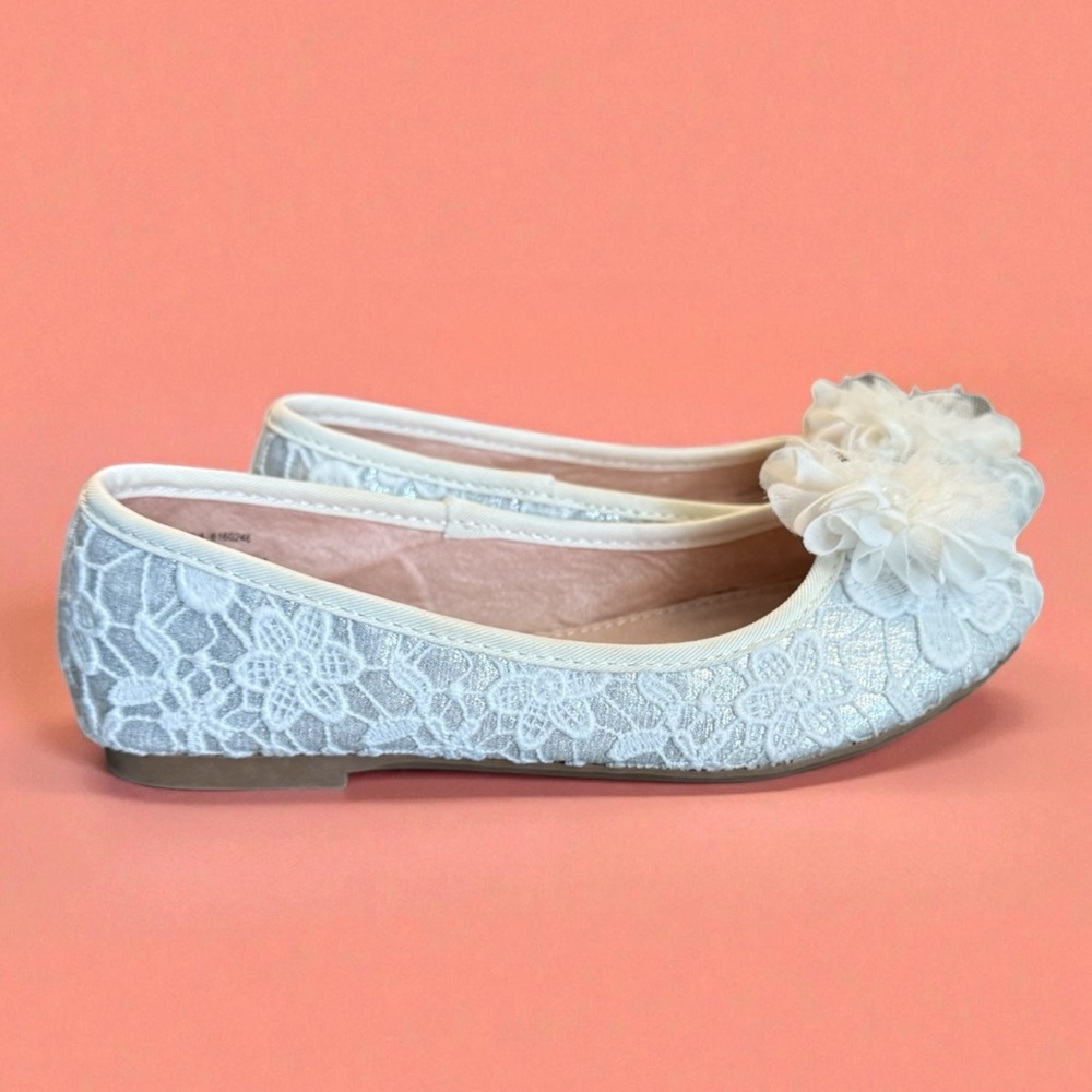 Girls Lace Ballet Flats